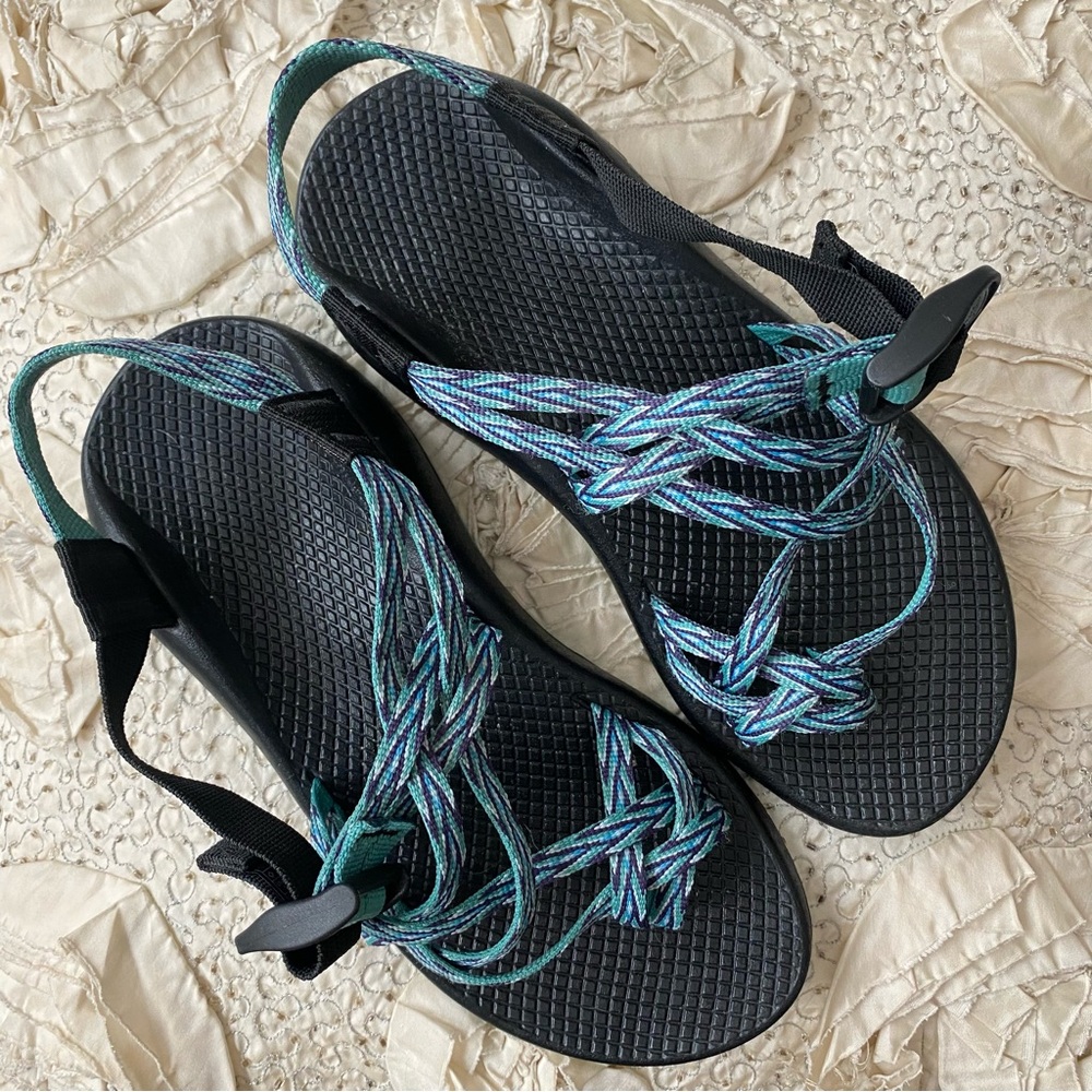 Chaco Women’s Summer Multicolored Braided Active Hiking Camping Sandals Size 7 - Picture 9 of 14